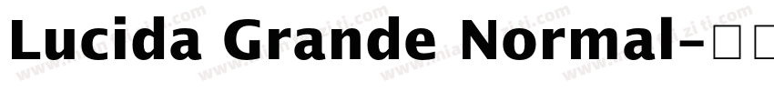 Lucida Grande Normal字体转换